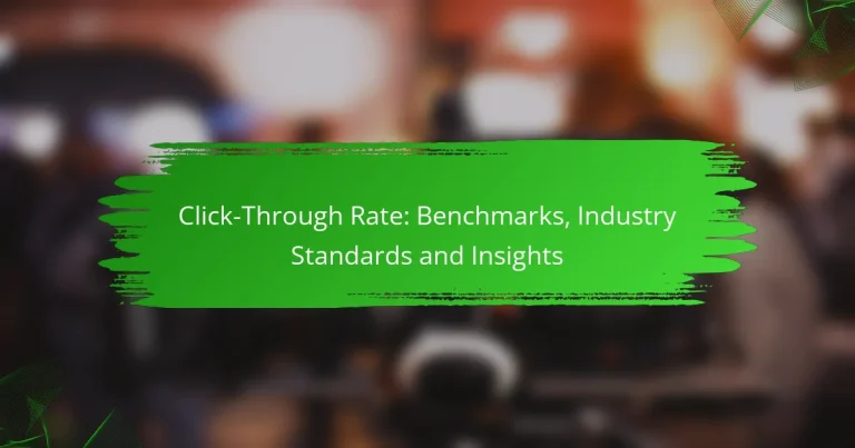 Click-Through Rate: Benchmarks, Industry Standards and Insights