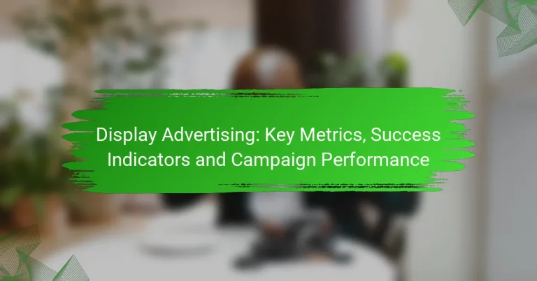 Display Advertising: Key Metrics, Success Indicators and Campaign Performance